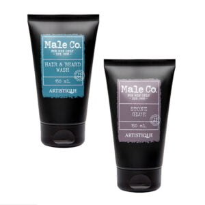 Artistique Male Co SET: Hear&Beard wash + Stone glue