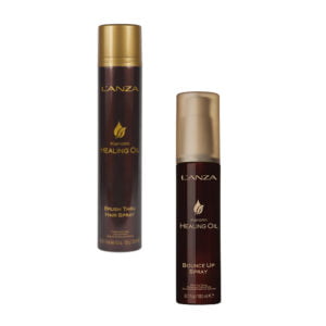 Lanza Keratin Healing Oil SET: Brush Thru + Bounce Up